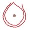 The Bead Chest Natural 6mm Wooden Beads in Red - Cherry for Jewelry Making – Round Loose Wood Spacer Beads I Approximately 75 Beads